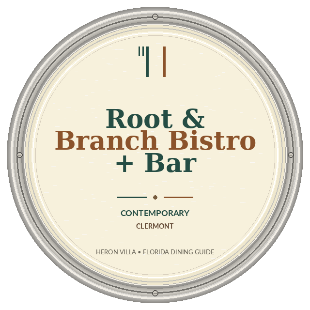 Root & Branch Bistro + Bar — Clermont