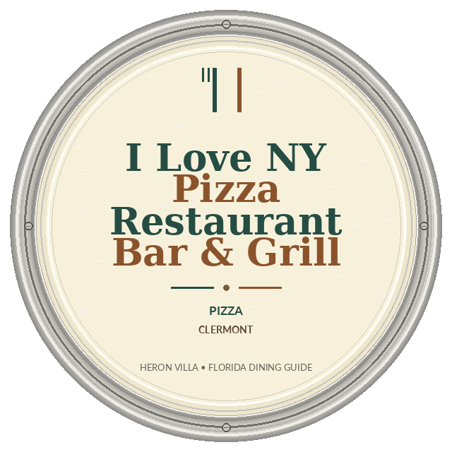 I Love NY Pizza Restaurant Bar & Grill — Clermont