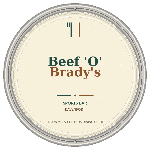Beef 'O' Brady's — Davenport