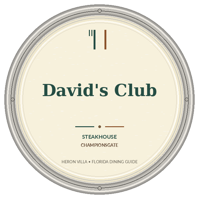 David's Club — ChampionsGate