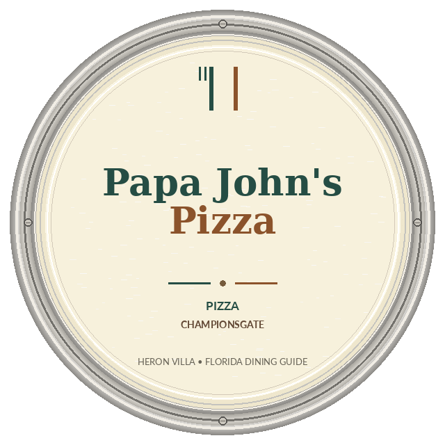 Papa John's Pizza — ChampionsGate