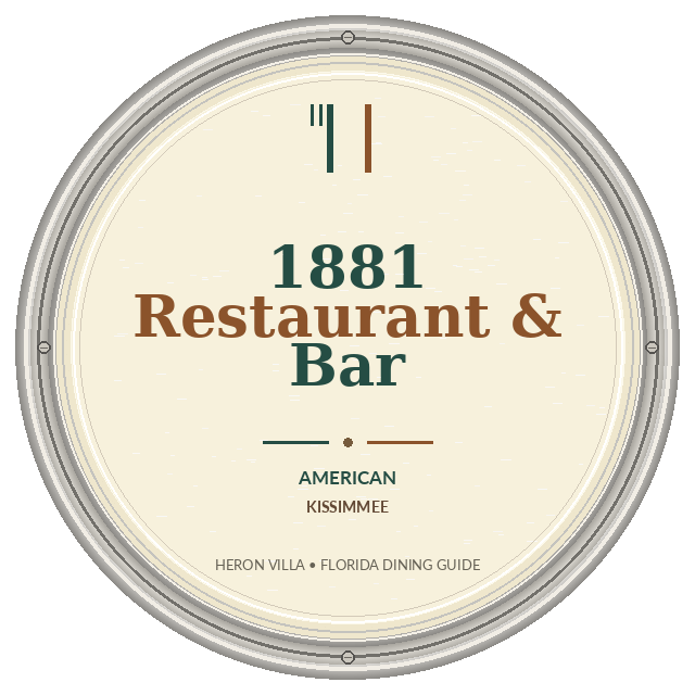1881 Restaurant & Bar — Kissimmee
