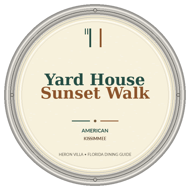 Yard House Sunset Walk — Kissimmee