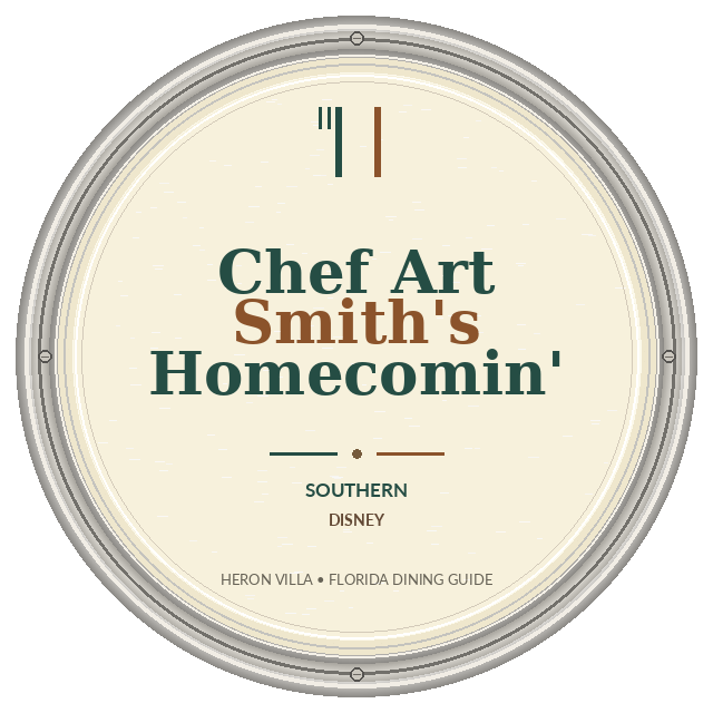 Chef Art Smith's Homecomin' — Disney