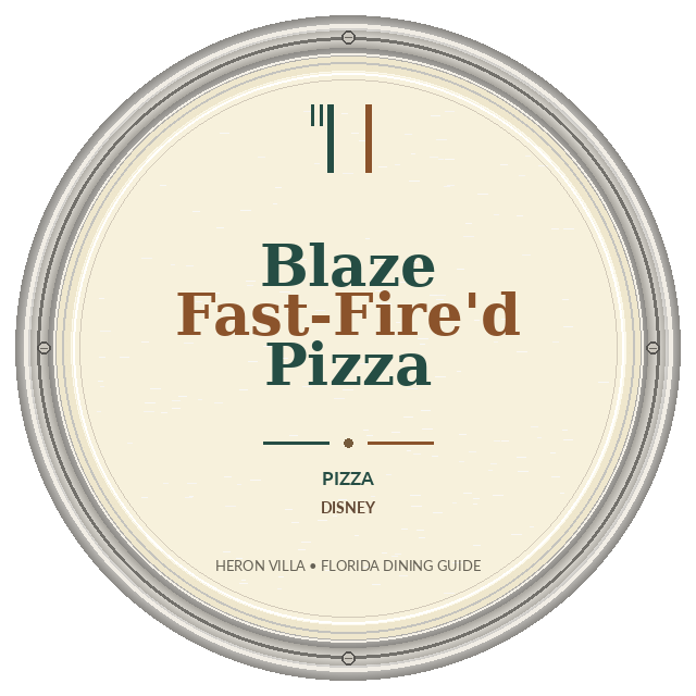 Blaze Fast-Fire'd Pizza — Disney