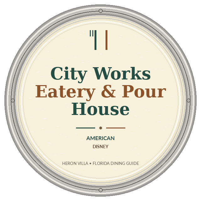City Works Eatery & Pour House — Disney