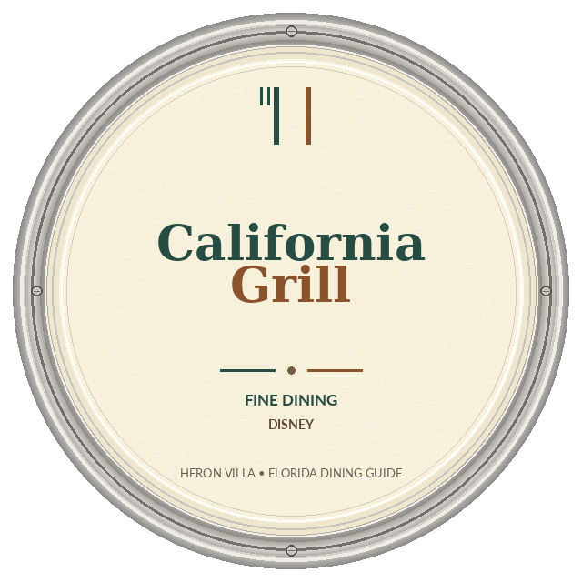 California Grill — Disney