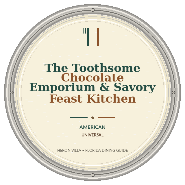 The Toothsome Chocolate Emporium & Savory Feast Kitchen — Universal