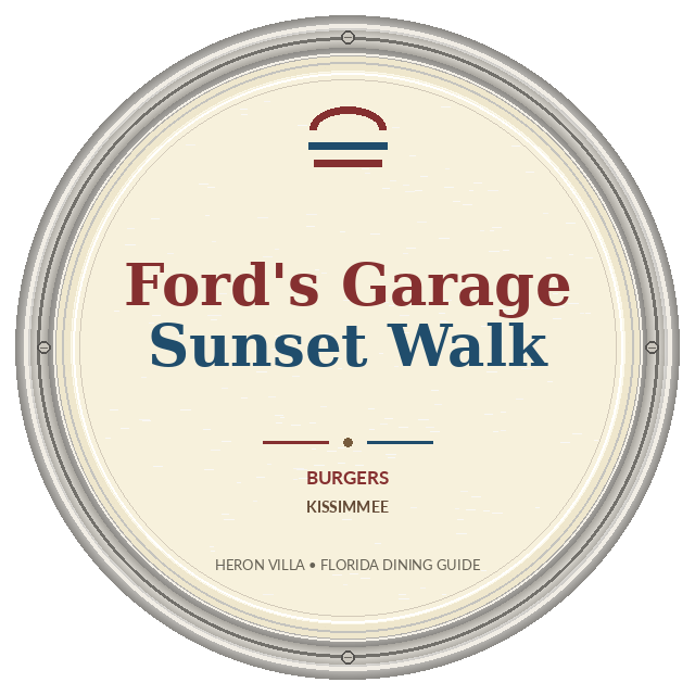 Ford's Garage Sunset Walk — Kissimmee