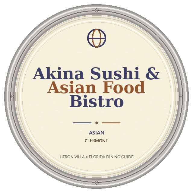 Akina Sushi & Asian Food Bistro — Clermont