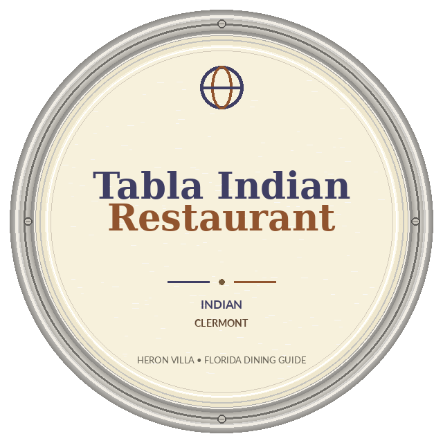 Tabla Indian Restaurant — Clermont