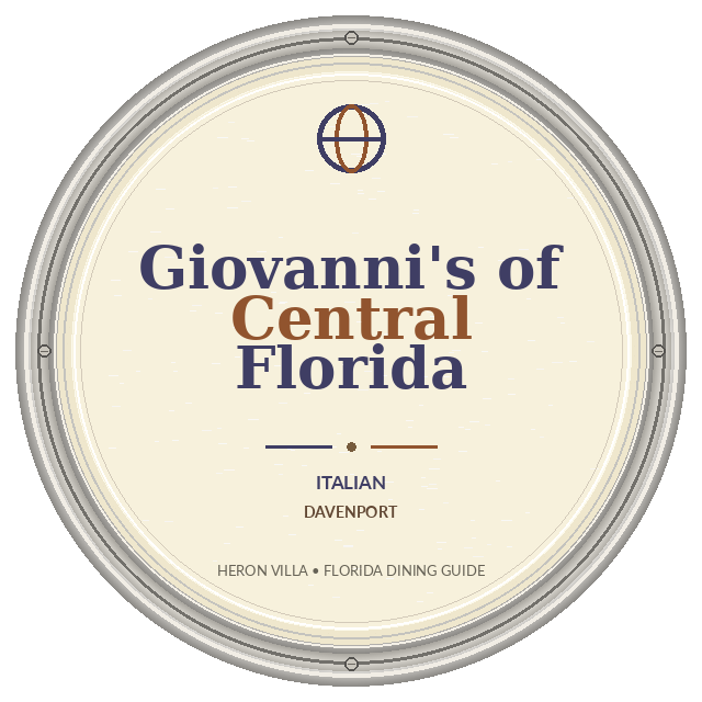 Giovanni's of Central Florida — Davenport