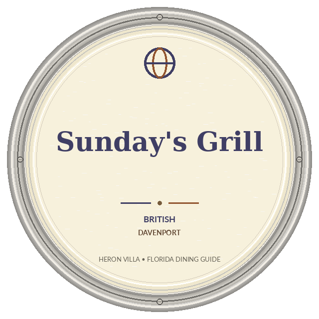 Sunday's Grill — Davenport