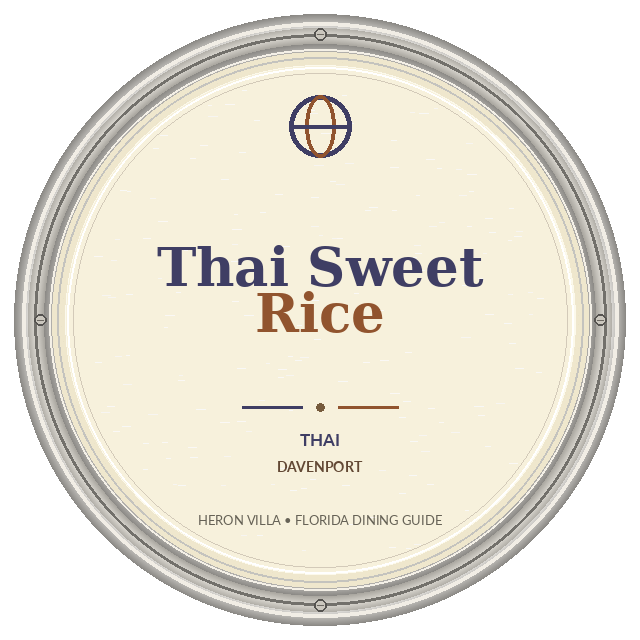 Thai Sweet Rice — Davenport