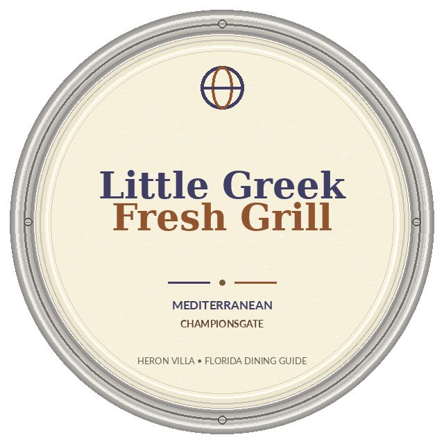 Little Greek Fresh Grill — ChampionsGate